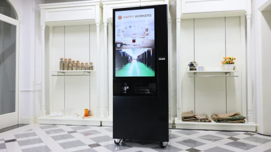 High Fashion Coffee Vending Machine Commercial Cup Lid Dispenser with Qr Code