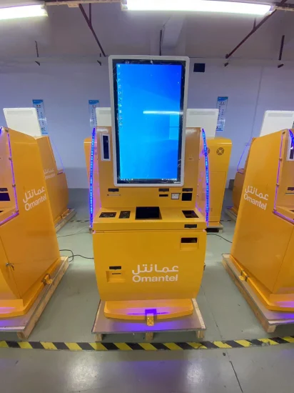 Self Order Scanner SIM Card Dispenser Taking Payment Machine Telecom Kiosk